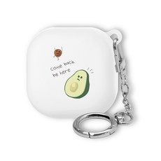 WAVESTUDIO Design Galaxy Buds FE / Buds Pro / Buds2 / Buds Live 保護殼, 單一商品, 酪梨 酪梨一號