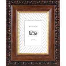 復古造型相框, 棕色