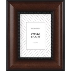 35내츄럴 사진액자, 브라운, 1개