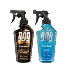 BOD man 身體噴霧未經審查 236 毫升 + 藍色衝浪 236 毫升套組, 1組, 236ml