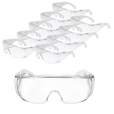 abm 透明護目鏡, 10個, 單一顏色