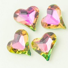 Nail is Jaeryoppal 甜心V型美甲鑽 L, 彩虹, 15個