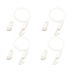 天花板畫框軌道掛鉤, 白色, 4個