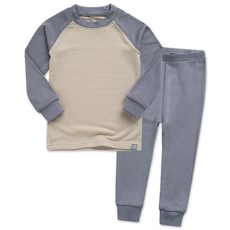 Vaenait Baby 孩童莫代爾居家服上衣+褲子套裝