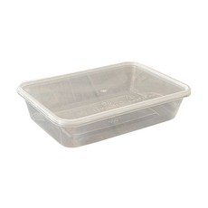 耐熱方形容器 T-500A 透明, 1入, 50個