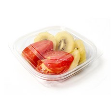 方形一次性配菜容器透明, 1組, 100入