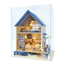 Kkomideal DIY 微型房屋超大 02 愛琴海之家 + 手工工具, 混色