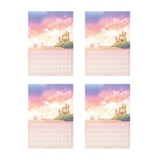 PLEPLE Mind Plus 手稿垂直備忘錄紙套組, 元宵節, 4套