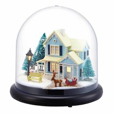 KkomiDEAL DIY 袖珍屋 圓頂款 07 北歐冬季 + 製作工具, 混合顏色