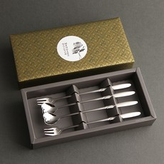 Inspoon 餐具禮盒, 6個, 2p 長茶匙 + 2p 長叉