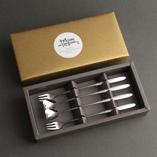 Inspoon 天使之心長&長結婚禮物K套組, 6入, 長茶匙*2入+長叉*2入