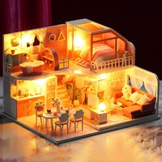 꼬미딜 DIY 미니어처하우스 2020 010 피넬리아 타임 + 제작도구, 혼합색상, 1개