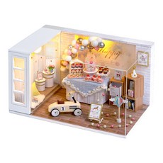 Kkomideal DIY微型房屋 生日派對室款+DIY工具, 混色