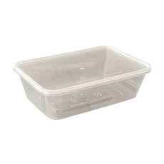 T-650A 方形耐熱便當盒, 50個, 1套
