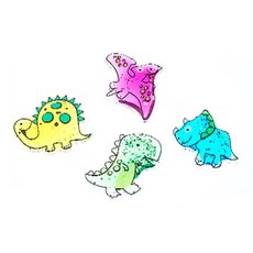 感官凝膠型恐龍朋友4種, 混合色