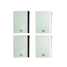 PLEPLE 個拉鍊口袋 x 2p 套組, 白色 黑色
