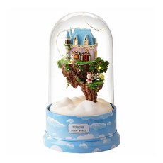 꼬미딜 DIY 미니어처하우스 돔형 10 하늘의 꿈 + 제작도구, 혼합색상, 1개