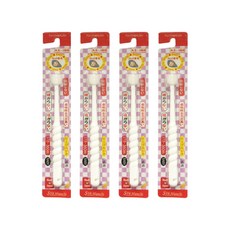 TAKPET 360度清潔寵物牙刷15.2 x 1.35厘米, 白色的, 4個