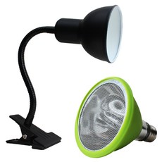 Rora Pet 碳射燈50W+爬蟲後蓋插座長夾型SPBR902A套組, 混色, 1套