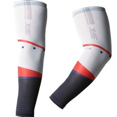 9FX 運動涼感袖套, Runner's High 白色