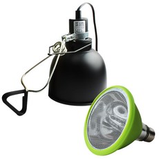 Sparkzoo Laurapet碳射燈50W+爬蟲後蓋插座圓頂型SPZ180D套組, 混色, 1套