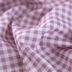 COTTONVILL 棉花糖格紋20支純棉布料, 紫色的
