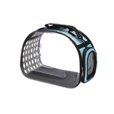GUNU 반려동물 투명 핸들 이동가방, 블루, 1개