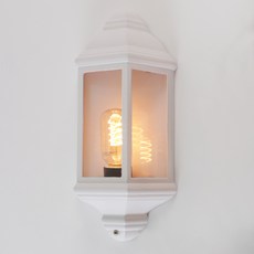 空間古典羅馬壁燈, 白色的