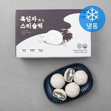 슬릭마켓 스리슬떡 흑임자맛 (냉동), 60g, 12개입, 1개