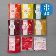 슬릭마켓 닭가슴살 한끼볼 160g x 6종 + 닭가슴살 통오리지널 100g + 스테이크 100g + 동그랑닭 100g 세트 (냉동), 1.26kg, 1세트