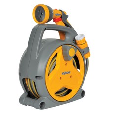 HOZELOCK 迷你馬捲軸黃色2425+多用噴槍, 1套, 黃色