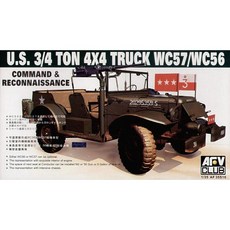 AFV CLUB 1:35道奇WC57 4x4指揮車塑膠模型裝甲車 35S16, 1個