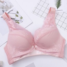 Market A 蕾絲鈕釦哺乳內衣