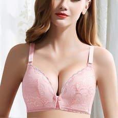 Market A 蕾絲前扣式哺乳內衣