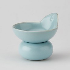 濾茶瓷器 天藍色, 1個