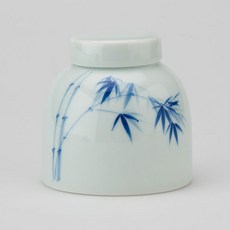 秀繪 陶瓷茶筒 竹 2210351, 1個, 單一商品, 參考詳細說明