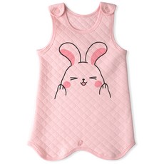 Vovo 兔子圖案孩童長版睡眠背心