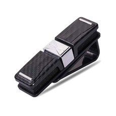 차량용 듀얼 선글라스 안경 거치 클립 ver2, 블랙, 1개