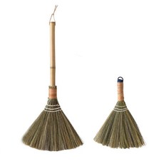 手工復古掃帚 大+小組合, 1套