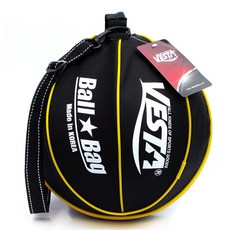 VESTA 싱글 볼 백, 블랙 + 옐로우, 1개