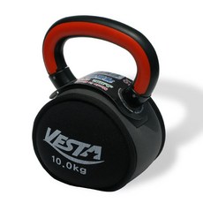 VESTA 소프트 케틀벨, 혼합색상, 10kg, 1개