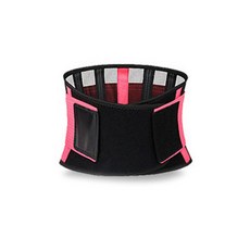 TCR 에어 매쉬 헬스 리프팅 벨트, 1개, 핑크