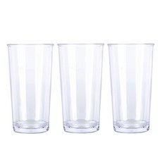 TEASCAFE 塑膠杯 500ml, 單色, 3個