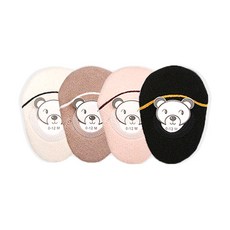 HI BABY CLUB 孩童素色船型襪 4雙