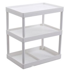 KEYMING 三層桌面收納架 白色, 1個