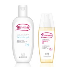 maternea 媽咪莉娜 舒護私密潔露 200ml+彈力潤膚油 100ml, 1套
