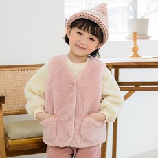 Lala Amang 女孩的麻花背心