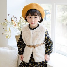 Lala Amang 女童 Plot 皮草馬甲