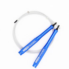 WODFRIENDS 運動員用優質CrossFit跳繩, 藍色