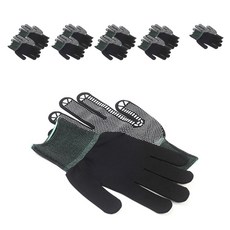 圓點手套 S, 黑色, 10套